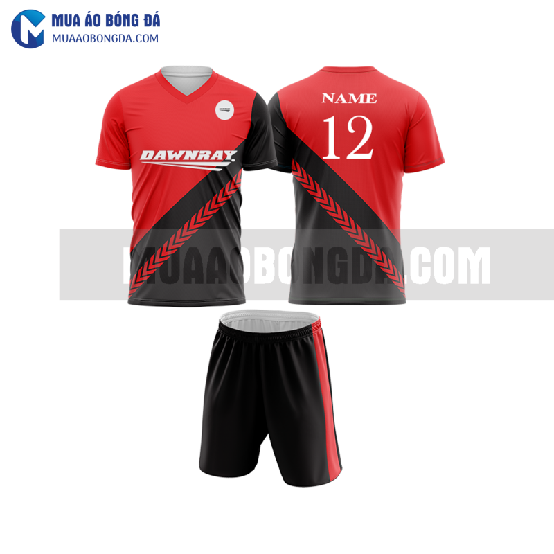 Áo bóng đá màu đỏ thiết kế đẹp tại bắc ninh MABD7