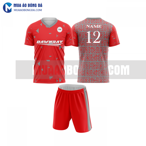 Áo bóng đá màu đỏ thiết kế đẹp tại hà nội MABD11