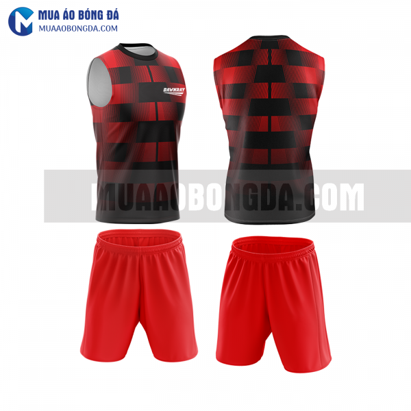 Áo bóng đá màu đỏ thiết kế đẹp tại phú yên MABD40