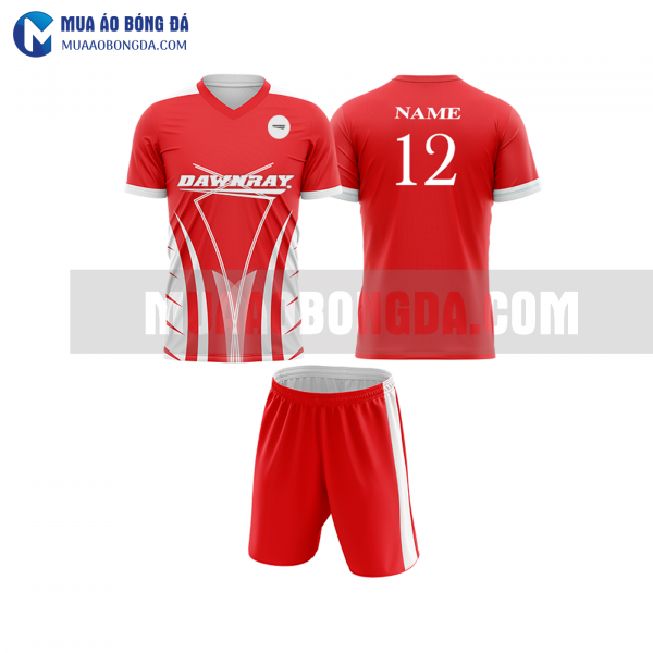Áo bóng đá màu đỏ thiết kế đẹp tại tuyên quang MABD5