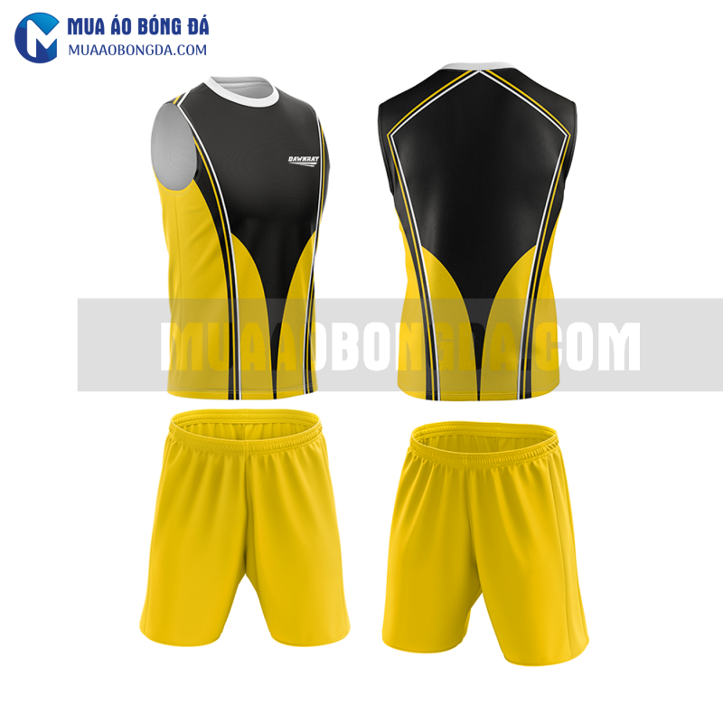 Áo bóng đá màu vàng thiết kế đẹp tại cần thơ MABD39