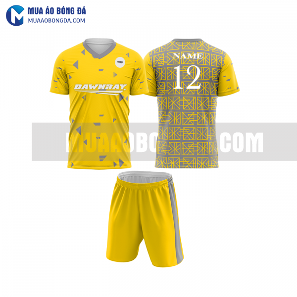 Áo bóng đá màu vàng thiết kế đẹp tại hà nội MABD11
