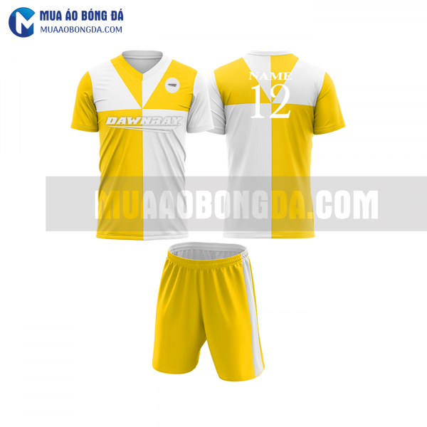 Áo bóng đá màu vàng thiết kế đẹp tại khánh hòa MABD35