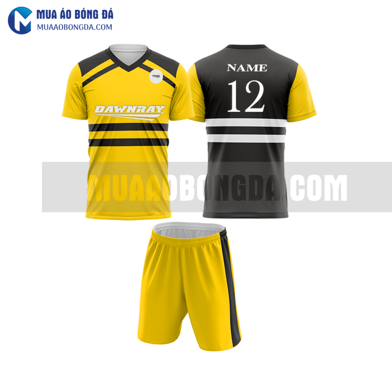 Áo bóng đá màu vàng thiết kế đẹp tại quảng bình MABD12