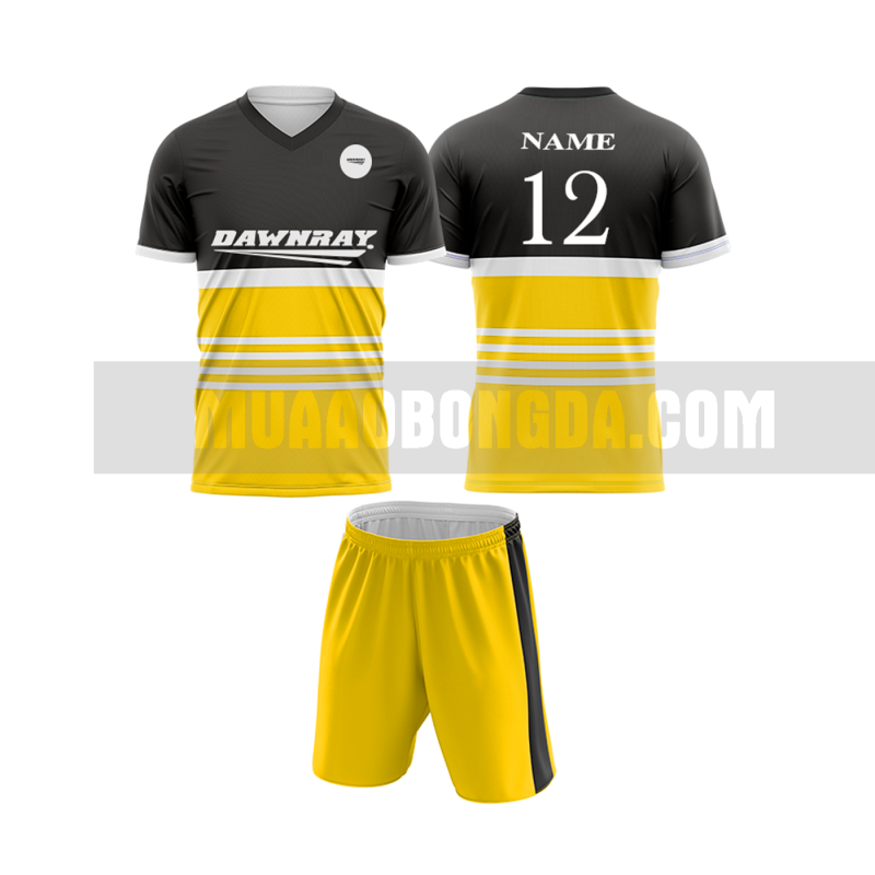 Áo bóng đá màu vàng thiết kế đẹp tại quảng trị MABD2