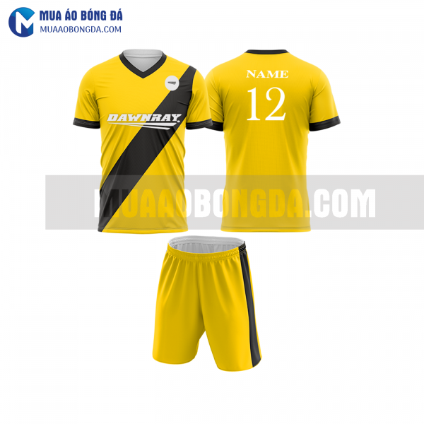 Áo bóng đá màu vàng thiết kế đẹp tại sơn la MABD25
