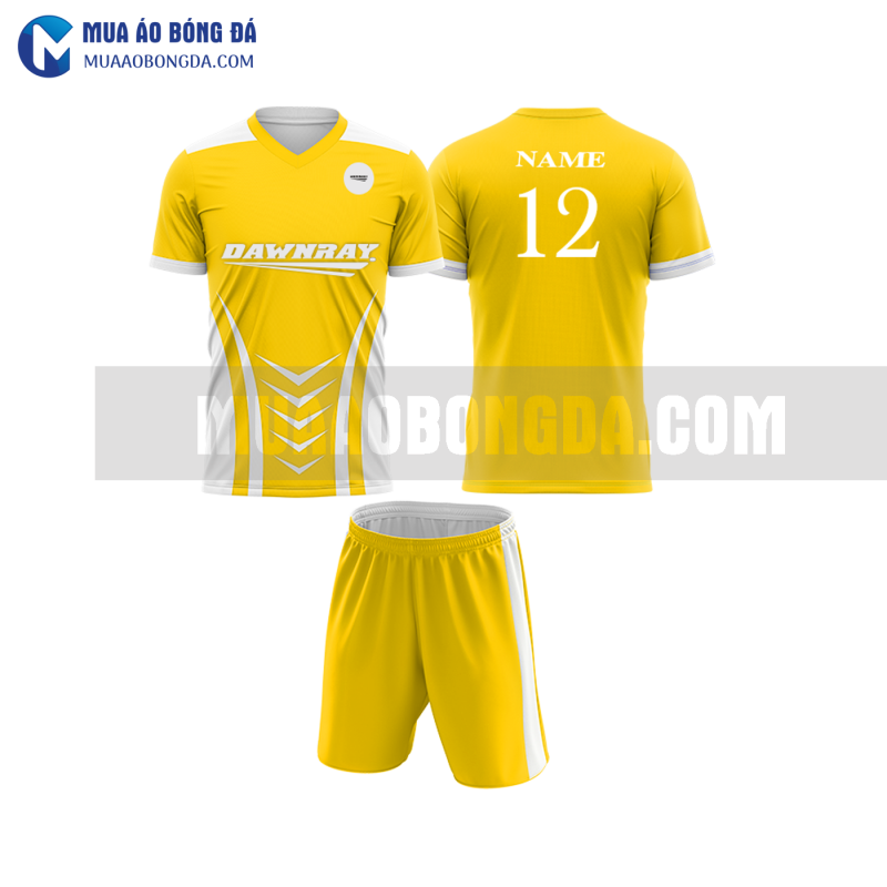 Áo bóng đá màu vàng thiết kế đẹp tại sơn la MABD6