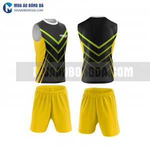 Áo bóng đá màu vàng thiết kế đẹp tại vĩnh long MABD37