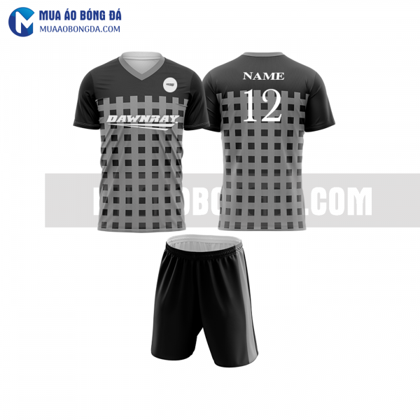 Áo bóng đá màu xám thiết kế đẹp tại hưng yên MABD22