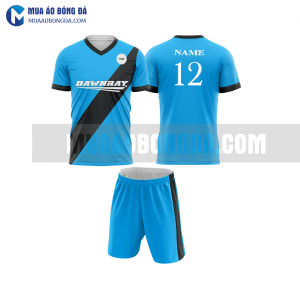 Áo bóng đá màu xanh biển thiết kế đẹp tại sơn la MABD25
