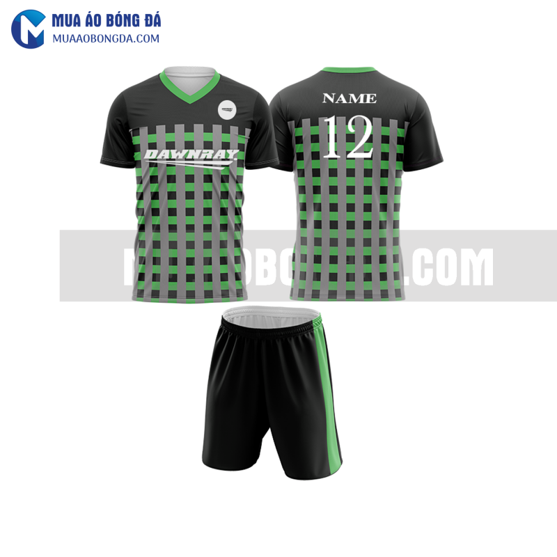 Áo bóng đá màu xanh lá thiết kế đẹp tại hưng yên MABD22