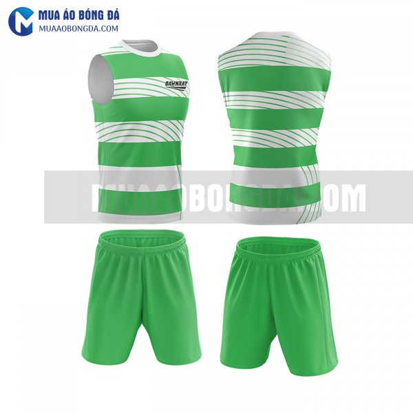 Áo bóng đá màu xanh lá thiết kế đẹp tại vĩnh phúc MABD38