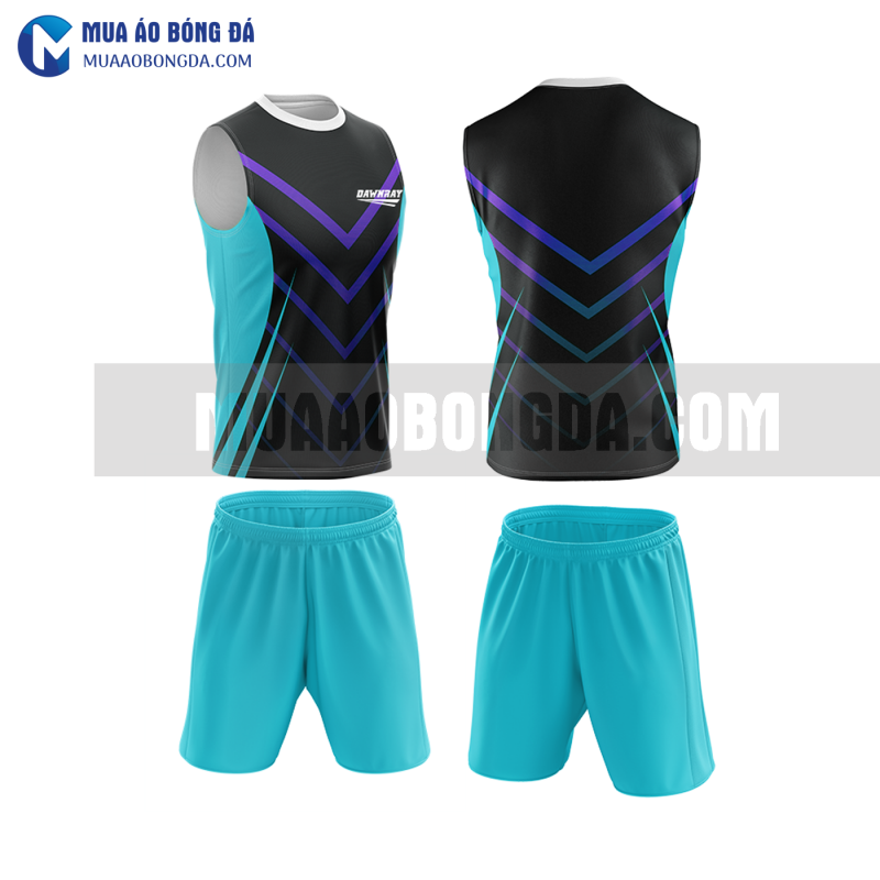 Áo bóng đá màu xanh thiết kế đẹp tại vĩnh long MABD37