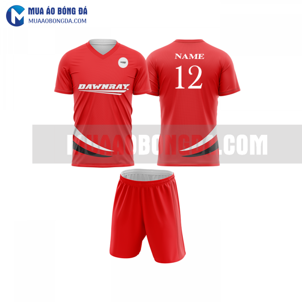 Áo bóng đá màu đỏ thiết kế đẹp tại nam định MABD16