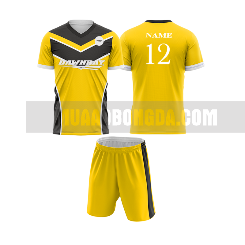 Mua áo bóng đá màu vàng thiết kế đẹp tại hòa bình MABD